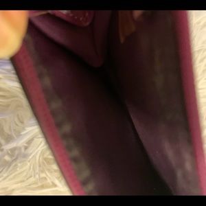 COACH Coin purse purple with 2 sides pocket. Authentic pre-owned.